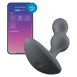 Deep Diver Satisfyer aangesloten vibrerende plug 8 x 3,3cm zwart