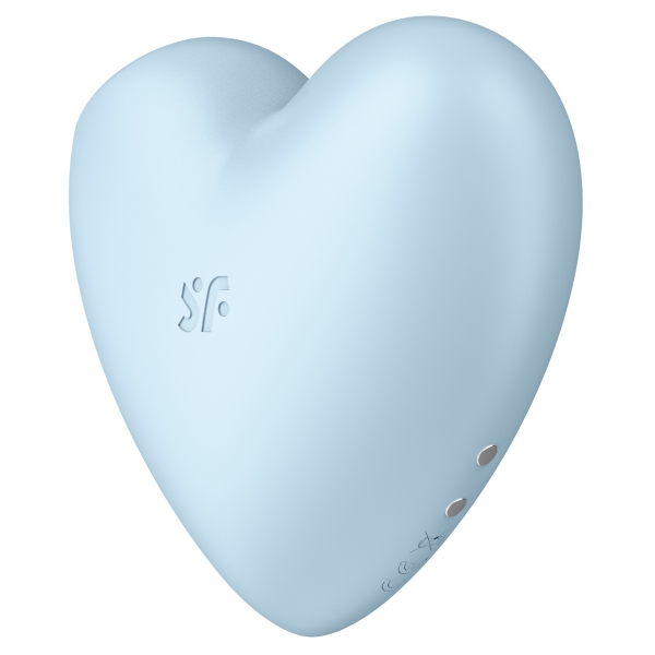 Klitoris-Stimulator Cutie Heart Satisfyer Blau