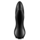 Plug vibrante connesso Rotator Plug Satisfyer 10 x 4cm Nero