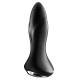 Plug vibrante connesso Rotator Plug Satisfyer 10 x 4cm Nero