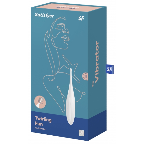 Twirling Fun Satisfyer 17cm Branco