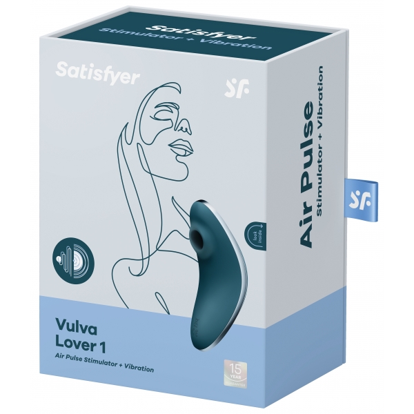 Vulva Lover 1 Stimolatore clitorideo Satisfyer Blu