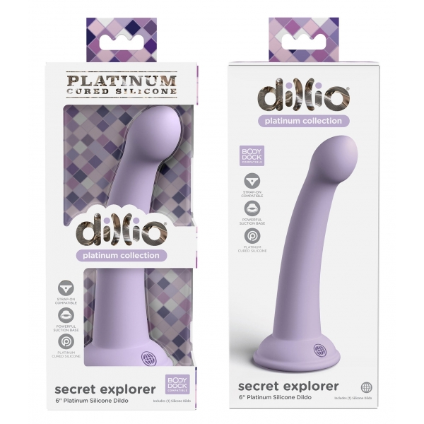 Dildo Secret Explorer 16 x 3.5cm Malve