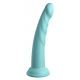 Dildo de Silicone Slim Seven 18 x 3,6cm Turquesa