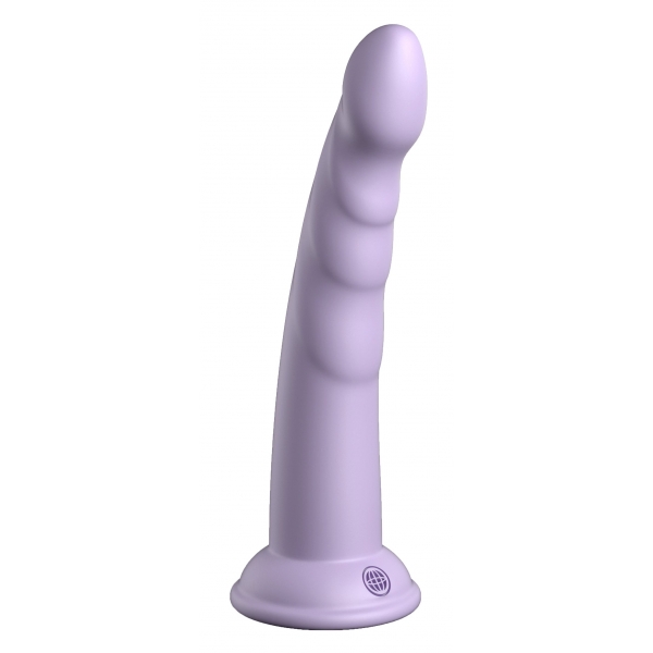 Silicone Dildo Slim Seven 18 x 3.6cm Purple