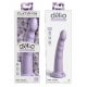 Silicone Dildo Slim Seven 18 x 3.6cm Purple