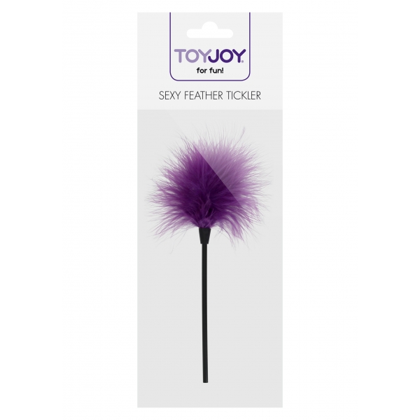 Mini Feather Duster Sexy Feather 22cm Purple