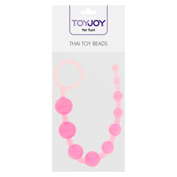 Rosario analogico Thai Toy Beads 26 x 2,4 cm Rosa