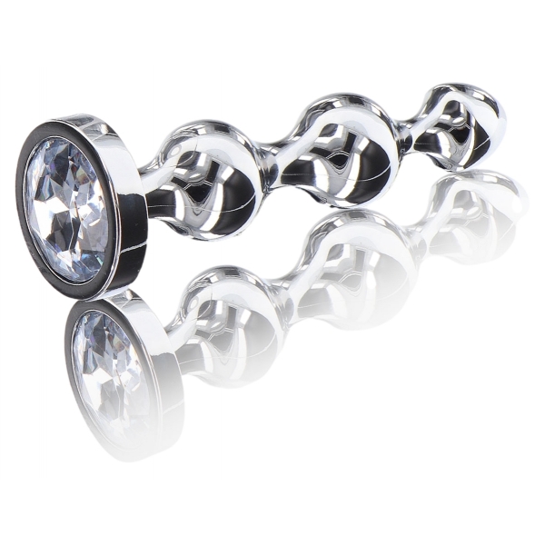 Conta de estrela de diamante Plug Bijou S 9,5 x 2,2 cm