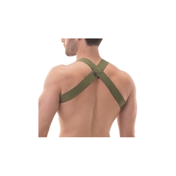 Matt Pop Khaki elastic harness