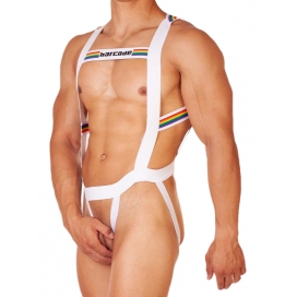 Arnés Pride Barcode Body Blanco