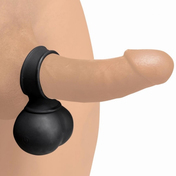 Vibrierende Geldbörsen Vibe Balls XL Schwarz