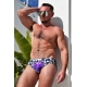 Feed Me Swim Briefs Preto-branco