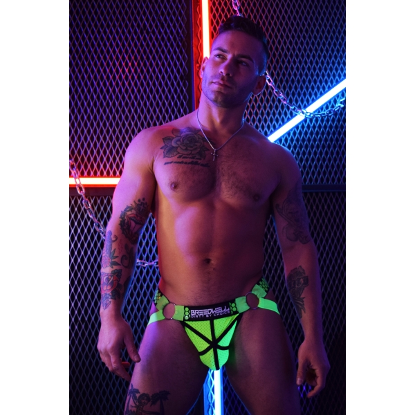 Jockstrap Hex Breedwell Groen Neon