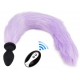 Fox Tail Vibe Plug 6.5 x 3.2cm Cola 40cm Morado