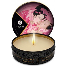 Shunga Massage Candle Rose Petal 30mL