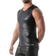 Fetish tank top TOF Paris Black