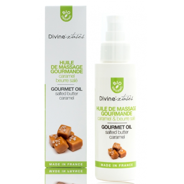 GOURMANDE Divinextases Aceite de Masaje Caramelo Mantequilla Salada 100ml