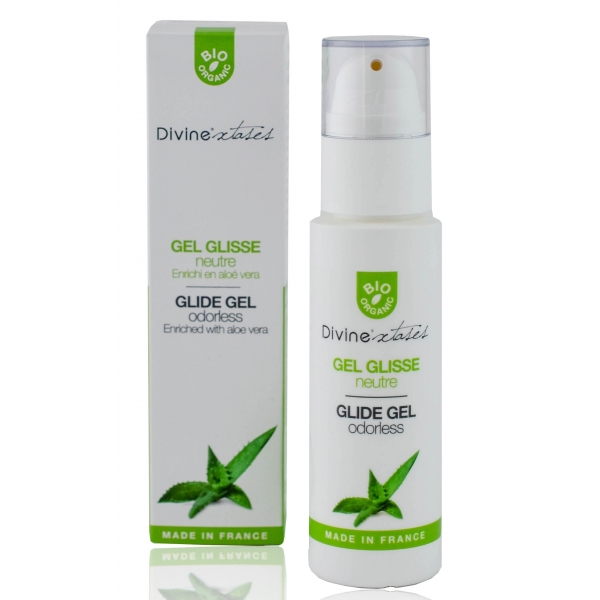 Divinextases Gel Glide Aloe Vera Bio 100ml
