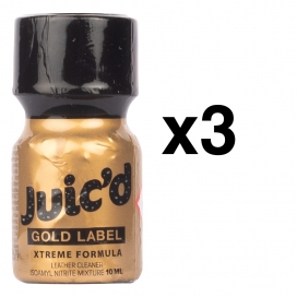 JUIC'D GOLD LABEL 10ml x3
