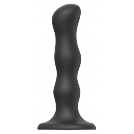 Plug Bolas de Silicona Geisha Strap-On-Me XL 17.5 x 4.2cm Negro