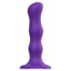 Plug Silicone Geisha Balls Strap-On-Me XL 17.5 x 4.2cm Purple