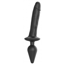 Plug Dildo Switch Realistico Strap-On-Me L 16 x 3,4 cm Nero