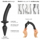 Dildo de tomada de interruptor com correia S 13 x 2,8cm Preto