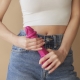 Dildo Schuifhuid Strap-On-Me S 13 x 3,7cm Roze