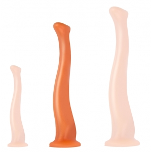 TheAssGasm Trunk Silicone Butt Plug ORANGE M