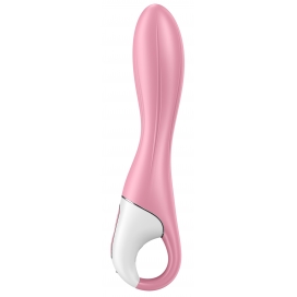 Vibratore gonfiabile a pompa d'aria 2 Satisfyer 12 x 3,5 cm rosa