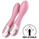 Aufblasbarer Vibrator Air Pump Vibrator 2 Satisfyer 12 x 3.5cm Pink