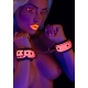 Glow Pink Taboom wrist cuffs