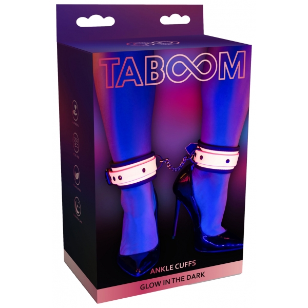 Glow Pink Taboom ankle cuffs