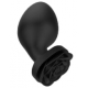 Rosa Silicone Butt Plug Set BLACK