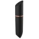 Mini Lápiz Labial Vibro Corazón 9cm Negro