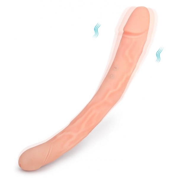 Dildo duplo Vibrant King 3 31 x 4cm