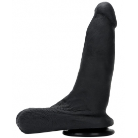 Double Color Silicone Large Dildo -01 BLACK