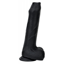 Dildo in silicone Nopi 16 x 4 cm nero