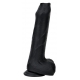 Nopi Silikondildo 16 x 4cm Schwarz