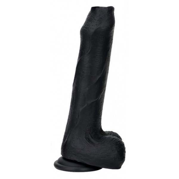 Dildo de silicone Nopi 16 x 4cm Preto