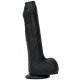 Dildo in silicone Nopi 16 x 4 cm nero