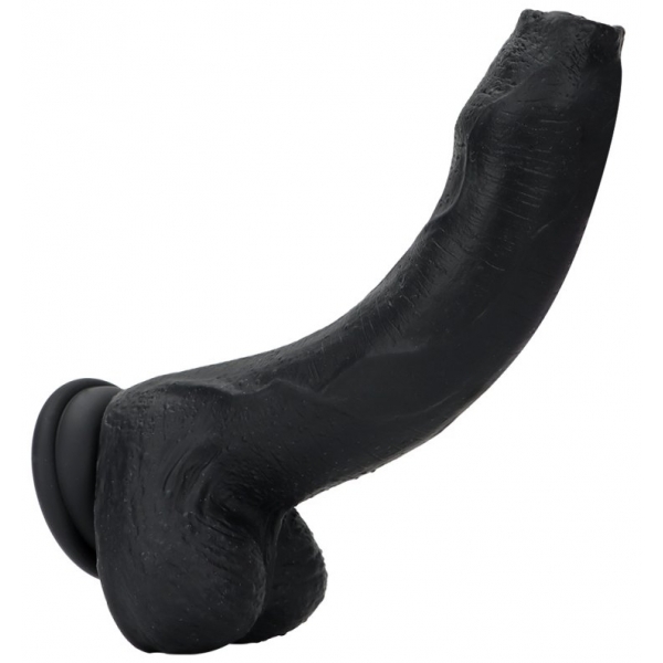 Dildo de silicone Nopi 16 x 4cm Preto