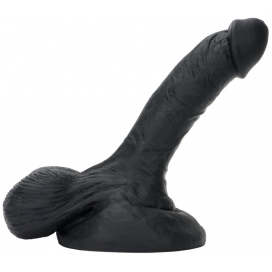 DarkSil Double Color Silicone Large Dildo -05 BLACK