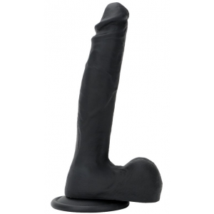 DarkSil Dildo in silicone Relik 17 x 4 cm Nero