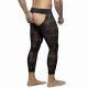 Long John Bottomless Flowery Lace Black