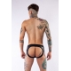 Mister B Neoprene Jock Brief Black