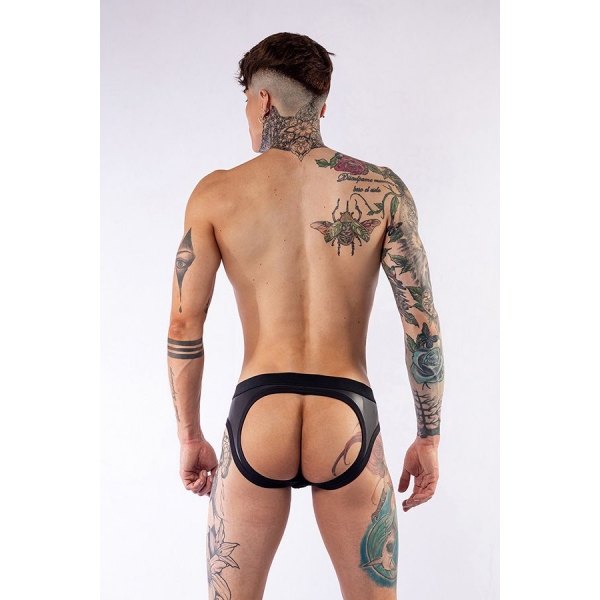 Neoprene Jockstrap Jock Brief Mr B Preto