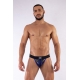 Mister B Neoprene Jockstrap Preto-Azul