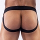 Mister B Neoprene Jockstrap Preto-Branco